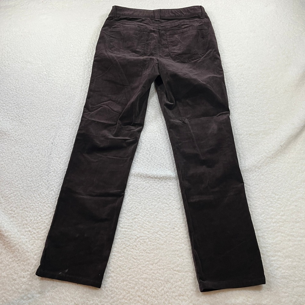 Democracy Pants Womens 10 Brown Ab solution Straight Leg Corduroy B1560QYRW - Picture 7 of 9